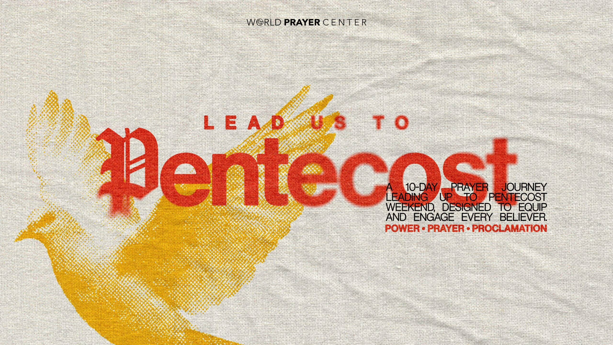 Lead Us to Pentecost Banner